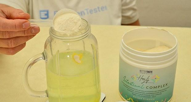 HAPPY LIFE Intestinal Complex im Test - Optimale Dosierung; einfache Zubereitung
