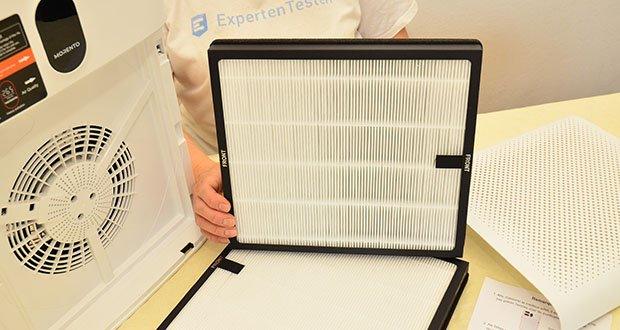 MORENTO HY4866 Luftreiniger im Test - Mehrschichtige Filtration