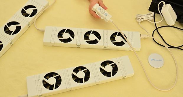Speedcomfort Heizkörperventilator Set mit 3 Stück im Test - Automatischer Betrieb durch Thermostatschalter