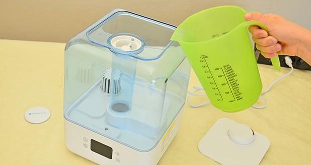 MORENTO MR4102 Luftbefeuchter im Test - Top-Fill Design für einfaches Befüllen