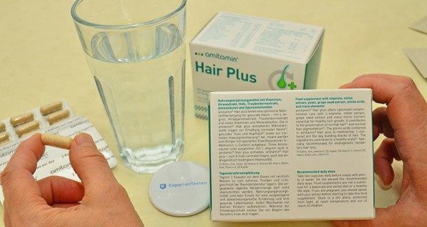 amitamin Hair Plus Haar Vitamine im Test - Empfohlen von Haar-Experten