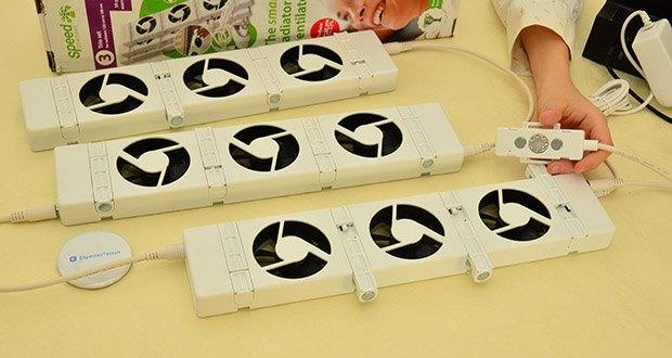 Speedcomfort Heizkörperventilator Set mit 3 Stück im Test - Verdoppelt die Heizleistung
