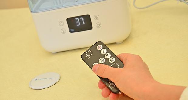 MORENTO MR4102 Luftbefeuchter im Test - Fernbedienung für bequeme Steuerung