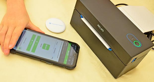 Nelko PL70e Bluetooth DHL Etikettendrucker im Test - Einfache App "Shipping Printer Pro"