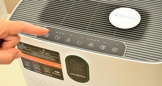 MORENTO HY4866 Luftreiniger im Test - 4 Lüftergeschwindigkeiten, 3 Timer-Einstellungen