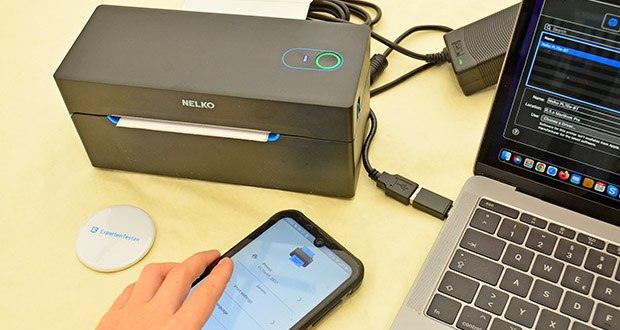 Nelko PL70e Bluetooth DHL Etikettendrucker im Test - iOS und Android kompatibel