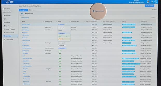 Inventarverwaltung Software Timly im Test - Einfache und intuitive Bedienung
