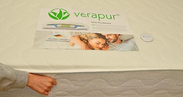 Verapur Ortho Plus Taschenfederkernmatratze 90x200cm im Test – Schadstoffgeprüfte Materialien; ÖKO-TEX® 100 Zertifizierung