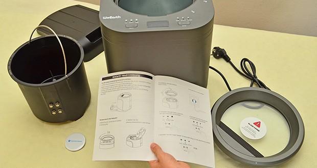 WeEarth Komposter im Test – Niedriger Energieverbrauch im Fermented-Modus (0,4 kWh)