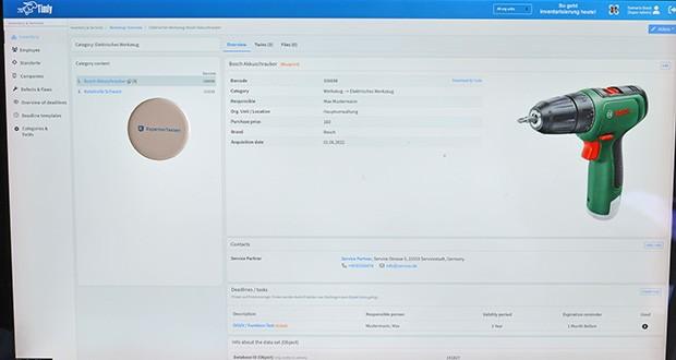 Inventarverwaltung Software Timly im Test - Responsive Weboberfläche für unterschiedliche Bildschirmgrößen