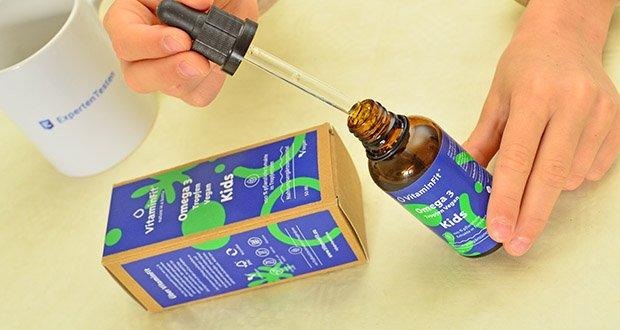 VitaminFit Vegane Omega 3 Kinder Tropfen im Test - Einfache Dosierung dank Pipette