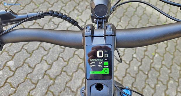 Himiway A7 Pro E-Bike im Test - Integriertes LCD-Display für wichtige Fahrinformationen