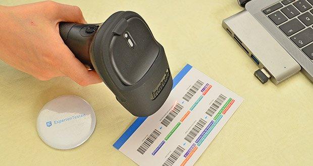 Inateck Wireless Barcode Scanner BCST-60 Schwarz im Test - Bis zu 80.000 Scans pro Ladung