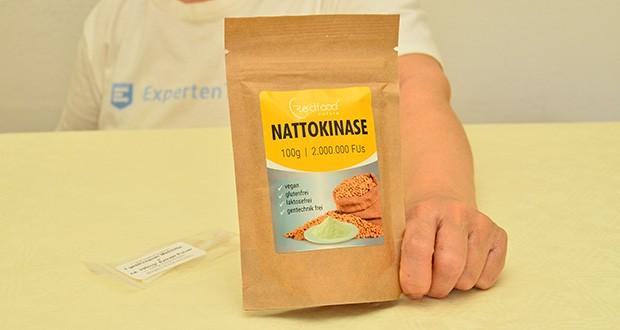 Redfood Nattokinase Pulver 100g Packung im Test – Hergestellt in Deutschland nach strengen Qualitätsstandards