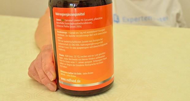 Redfood Bio Kurkuma Kapseln im Test – Einzigartige Curcumin-Piperin-Kombination