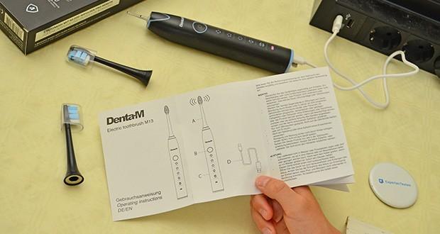 Denta-M Elektrische Schallzahnbürste im Test - Gründliche Reinigung mit 40.000 Impulsen pro Minute