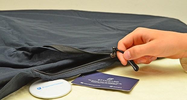 STYNGARD Hüttenschlafsack Valencia im Test - Vielseitig einsetzbar (Hütten, Hostels, Gästebett)