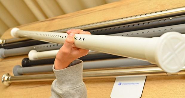 MEISENBERG Teleskop-Vorhangstange im Test - Stufenlos einstellbare Länge