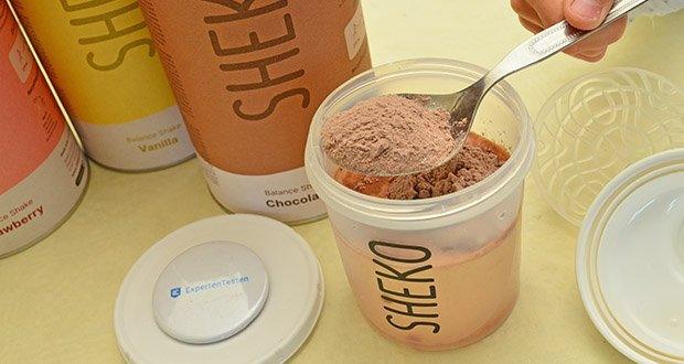 SHEKO Balance Shake im Test - Schnelle und einfache Zubereitung; cremiger, natürlicher Geschmack