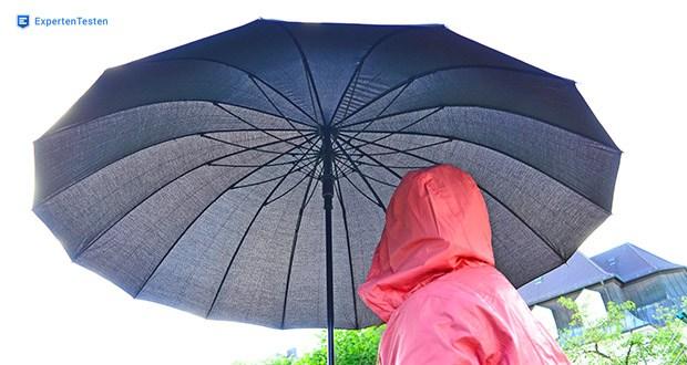 LOGAN & BARNES Regenschirm Edinburgh im Test - Großzügiger Durchmesser von 120 cm