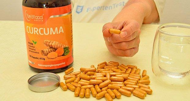 Redfood Bio Kurkuma Kapseln im Test – Hohe Bioverfügbarkeit