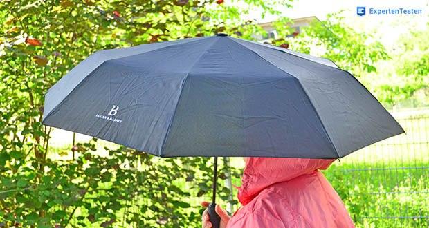 LOGAN & BARNES Regenschirm Manchester im Test - Stabile Rahmenkonstruktion mit Fiberglas; Sturmfest bis 140 km/h