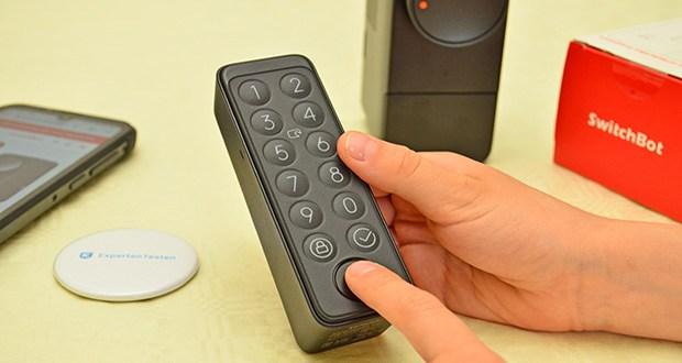 SwitchBot Smartes Türschloss Smart Lock Pro mit Keypad Touch im Test - Schnelle und präzise Fingerabdruckerkennung; Speicherung von bis zu 100 Fingerabdrücken