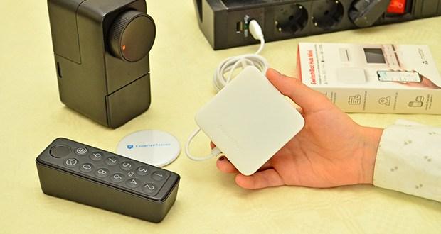 SwitchBot Smartes Türschloss Smart Lock Pro mit Keypad Touch im Test - SwitchBot Hub Mini ermöglicht Smart-Home-Integration