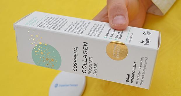 Cosphera Collagen Booster Creme im Test - Made in Germany mit strengen Qualitätsstandards