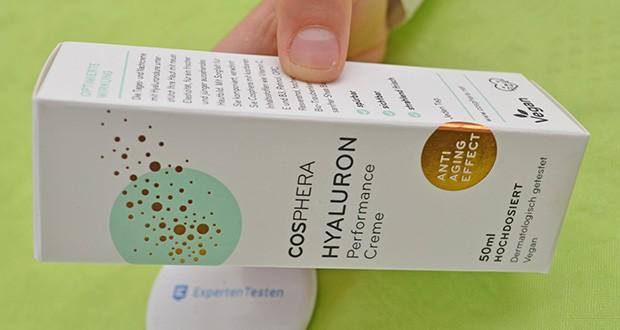 Cosphera Hyaluron Performance Creme im Test - Sorgfältig hergestellt in Deutschland