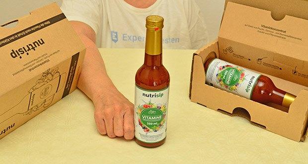 Nutrisip Flüssiges Multivitamin Mikronährstoffkonzentrat im Test - Hergestellt und abgefüllt in Deutschland
