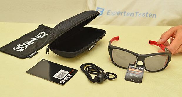 Sinner Denali Sport Sonnenbrille im Test - Kommt mit praktischer Aufbewahrungsbox & Brillenschnur für bequemes Tragen