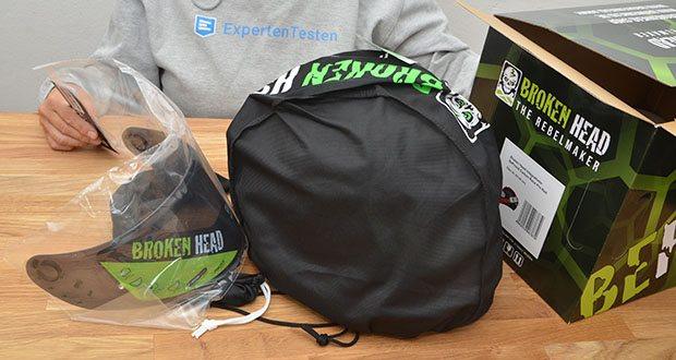 Broken Head Integralhelm BeProud Race Pro Carbon im Test - Gewicht: 1250 g