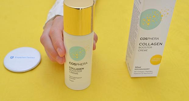 Cosphera Collagen Booster Creme im Test - Bis zu 72 Stunden intensive Feuchtigkeitsversorgung