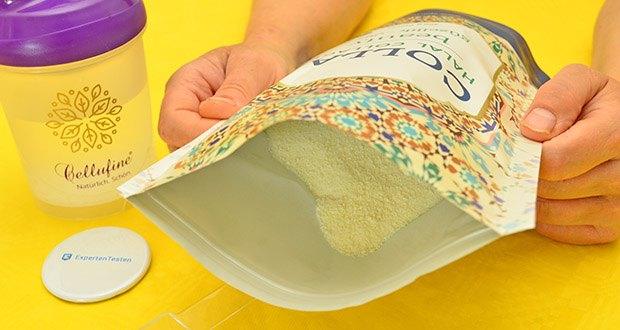 Collal Halal Rind Collagen Beauty im Test - Umweltfreundliche und platzsparende Verpackung mit 30 Portionen