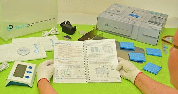 Dermadry Total Iontophoresegerät im Test - Effektive Behandlung von übermäßigem Schwitzen