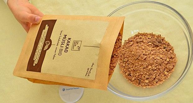 Wacker Kakao Müsli Bio im Test - Natürliche Süße durch Datteln und Weinbeeren
