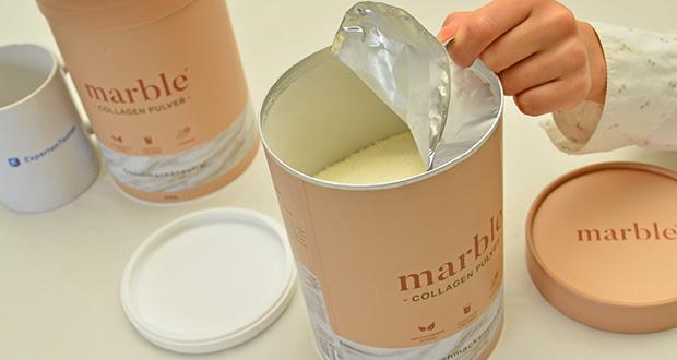marble Kollagen Pulver Geschmacksneutral im Test – In Deutschland hergestellt; Laborgeprüfte Reinheit und Qualität