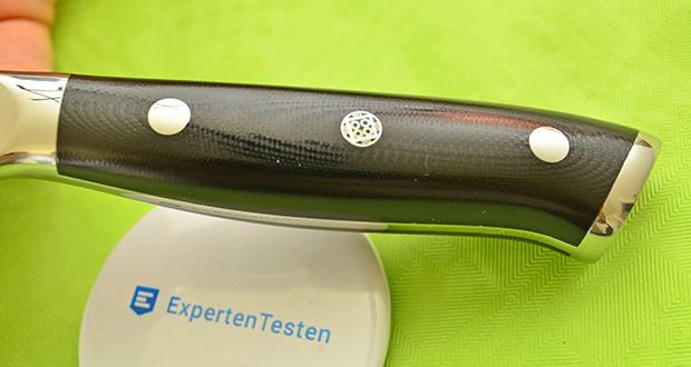 DAMASO Black Pearl Santoku Messer Damast im Test - Ergonomischer G10-Griff