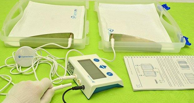 Dermadry Total Iontophoresegerät im Test - Einfache Installation und Anwendung