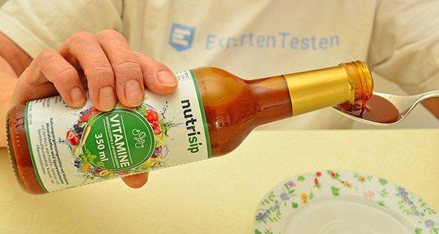 Nutrisip Flüssiges Multivitamin Mikronährstoffkonzentrat im Test - Für Schwangere, Sportler, Vegetarier, Menschen mit Schluckbeschwerden geeignet