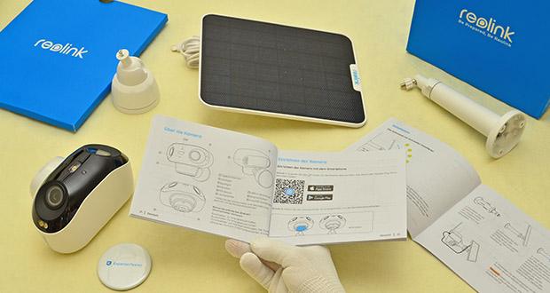 Reolink Argus 4 Pro Überwachungskamera mit Solarpanel im Test - Fernzugriff von überall über Smartphone-App; Kompatibilität mit anderen Reolink-Produkten