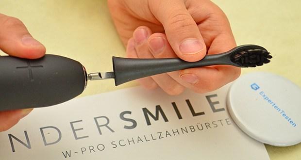WonderSmile Schallzahnbürste W-Pro im Test - Nachhaltige Bürstenköpfe aus 90% nachwachsenden Materialien