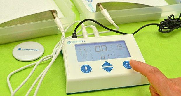 Dermadry Total Iontophoresegerät im Test - Individuell regulierbare Stromstärke