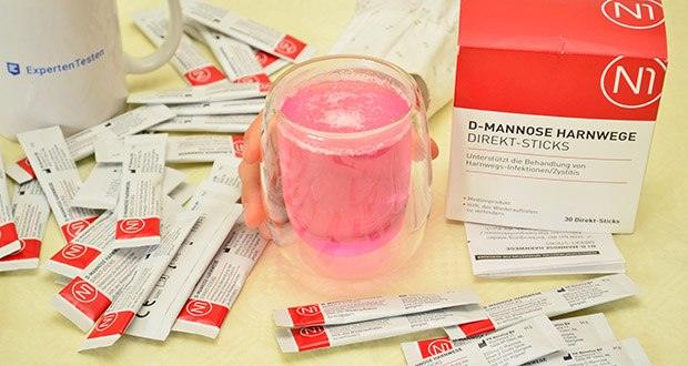 N1 D-Mannose Direkt-Sticks von Pharmedix im Test - Von Experten für Gesundheitsprodukte entwickelt; klinisch bestätigte Wirksamkeit