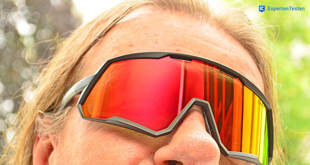 Sinner Pace Sports Sonnenbrille im Test - Breites Sichtfeld durch große Linse; Verstellbare, rutschfeste Nasenpads
