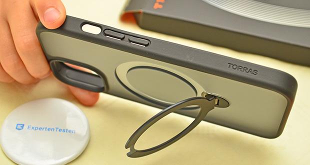 Torras Ostand Spin Case Hülle für iPhone 15 im Test - Innovativer 360°-Drehständer