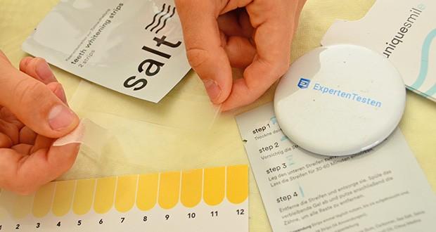 UniqueSmile Zahnaufhellung Whitening Strips im Test - Rutschfeste 4D-Versieglungstechnologie für einfache Anwendung