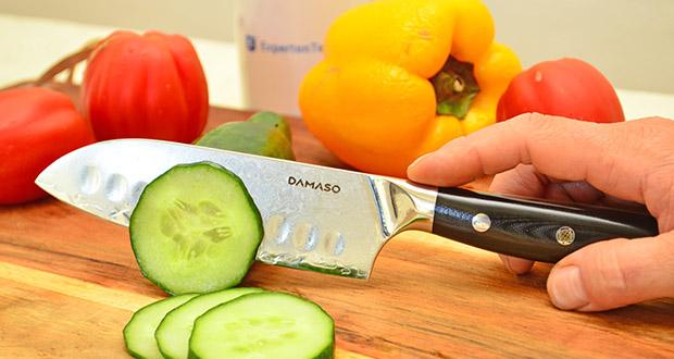 DAMASO Black Pearl Santoku Messer Damast im Test - Elegantes und funktionales Küchenwerkzeug