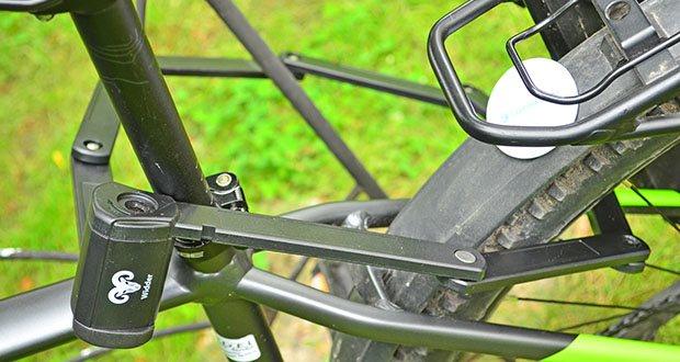 Widder Fahrrad-Faltschloss Jupiter im Test - Schützt zuverlässig vor Diebstahl